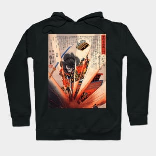 Kuniyoshi Samurai print Hoodie